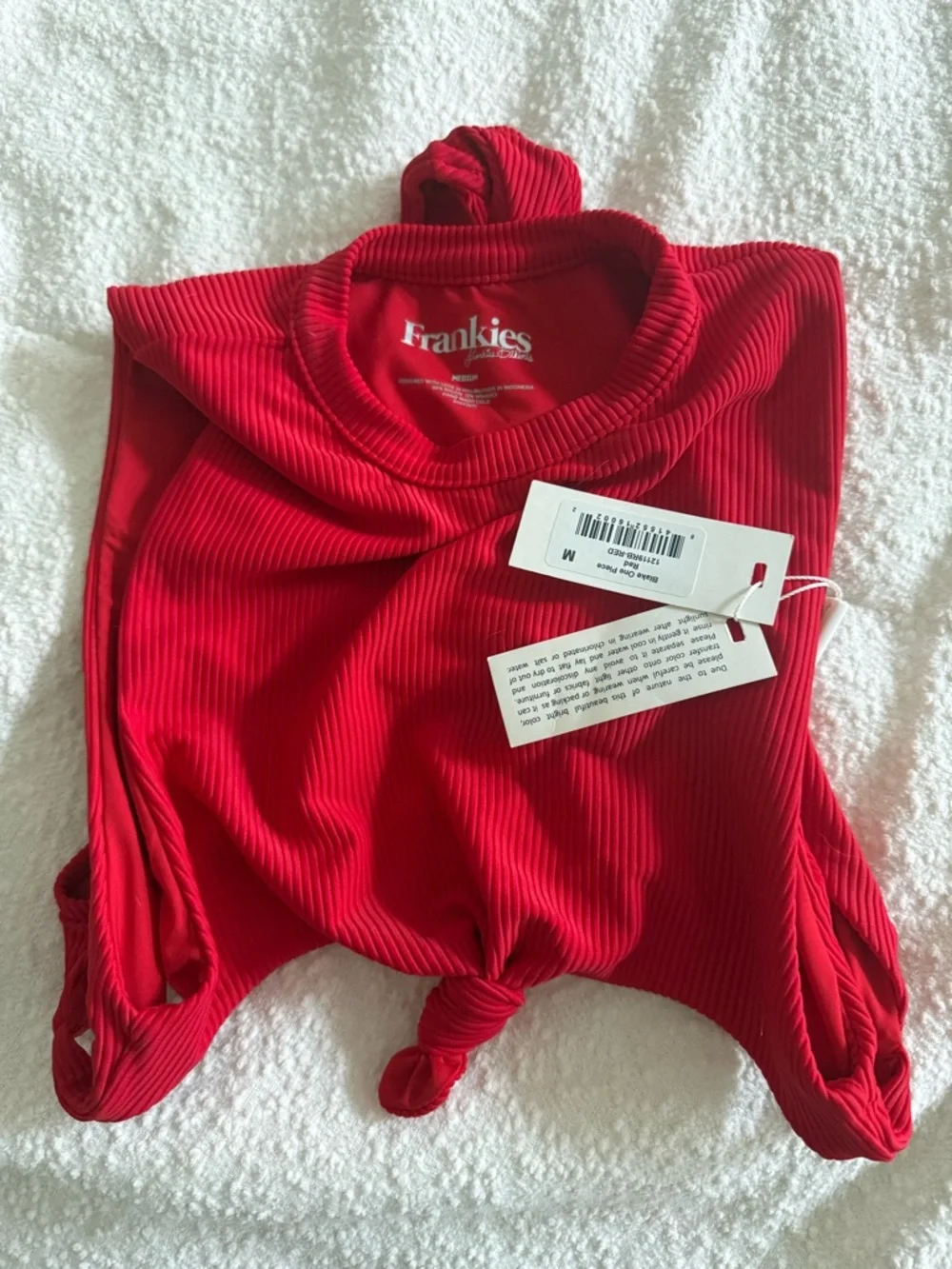 NWT Frankie’s bikinis Blake One Piece, M